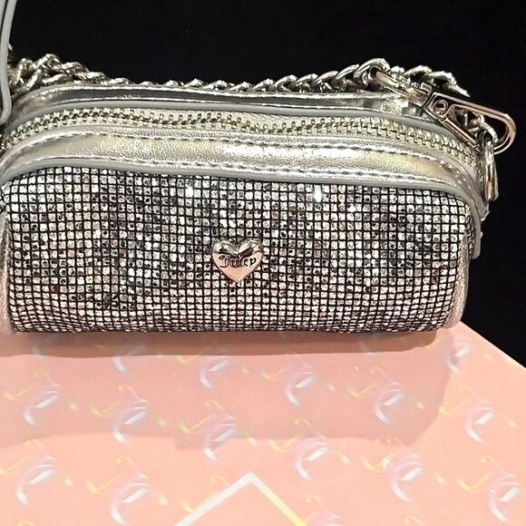 Juicy Couture Angel Mini Tote & Barrel Coin Purse Set - Picture 8 of 10